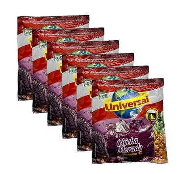 Universal Chicha Morada Purple Corn Beverage Mix - 4.2 Oz - 120 g (6-pack)