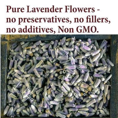 The Spice Way Lavender Flowers - (2 oz) dried flower buds for tea and culinary use - Culinary Lavender Buds - Dried Edible Lavender for Drinks, Chicken, Lavender Tea and More Dried Lavendar Recipes
