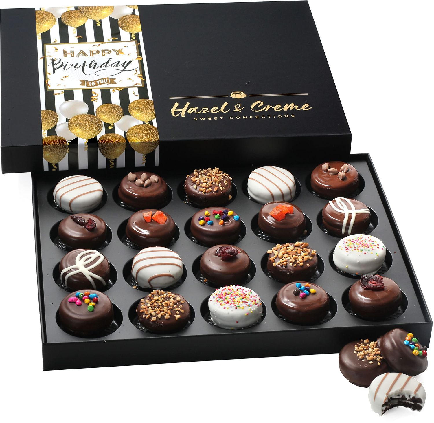 Birthday Cookies - Food Gifts - Happy Birthday Cookie Gift Basket - Gourmet Gift Boxes For Women/Men