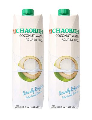 Chaokoh Agua de Coco - Coconut Water (2 Pack, Total of 67.6fl.oz)