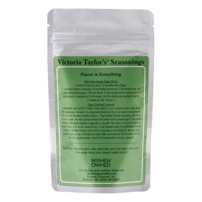 Victoria Taylor's New Orleans Seasoning - 2.3 Ounce Pouch - Bring Authentic Cajun and Creole Flavor to Your Dishes