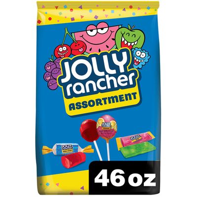 JOLLY RANCHER Assorted Fruit Flavored Hard Candy Bulk Bag, 46 oz