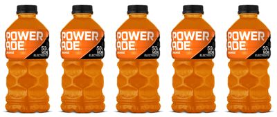 POWERADE Sport Drink Bottles, 28 fl oz, 5 Pack (Orange)