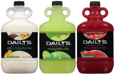 Daily&#39;s Cocktail Mix, Pina Colada / Margarita / Strawberry, 64 Oz Each (Pack of 3)