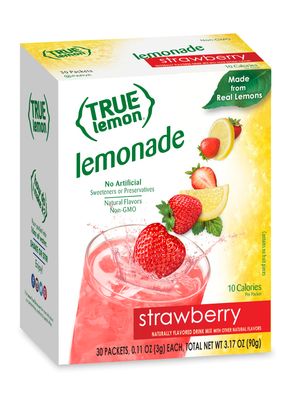 True Lemon Strawberry Lemonade Water Enhancer Drink Mix (30 Count)