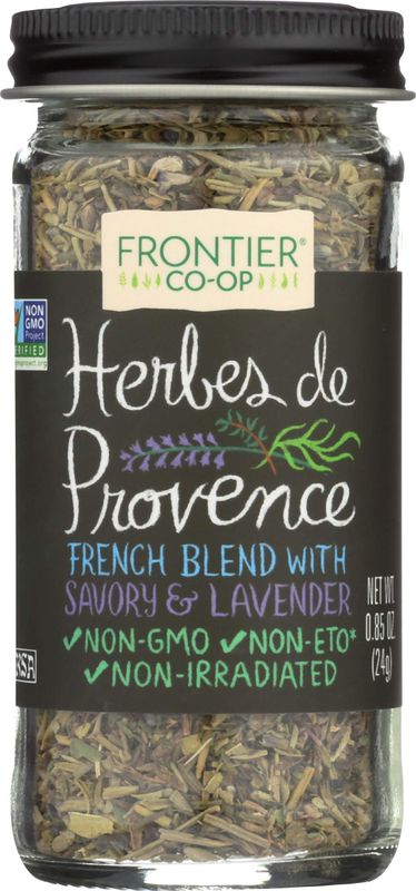 Frontier Co-op Herbes De Provence, 0.85 Ounce, French Blend of Aromatic Savory, Thyme, Rosemary, Basil Tarragon &amp; Lavender