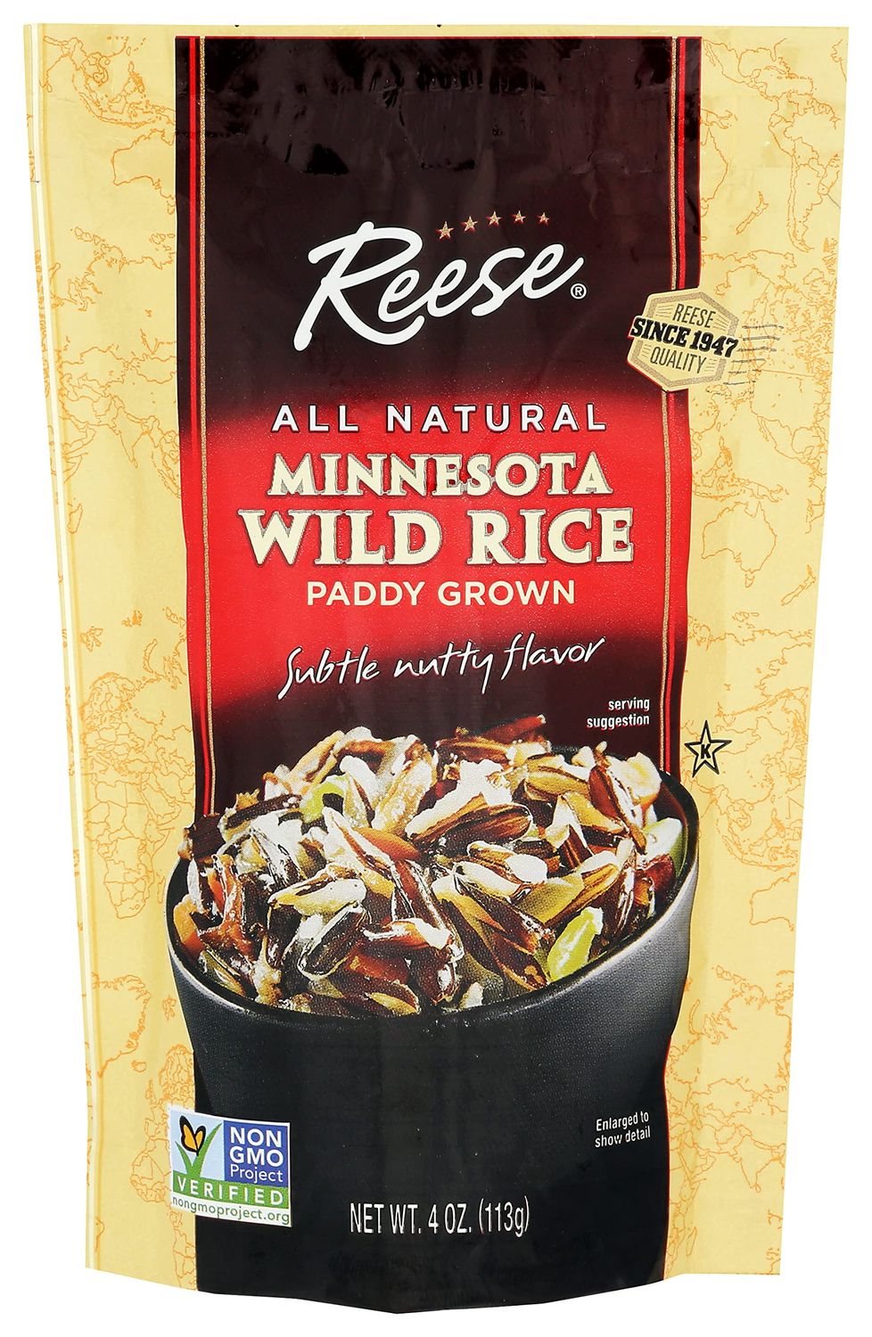 Reese Minnesota Wild Rice, 4 Ounces (Pack of 12)
