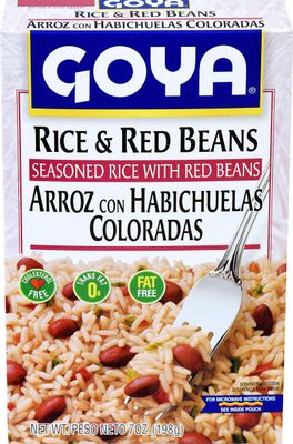 Goya Foods Rice and Red Beans, Seasoned Rice Mix, 7 Ounce