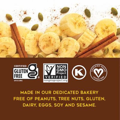 88 Acres Plant Based Seed Protein Bar | 9 Pack, Banana Bread | 12g of Plant Based Protein, Gluten Free, Nut Free, Non GMO, School Safe, No Palm Oil