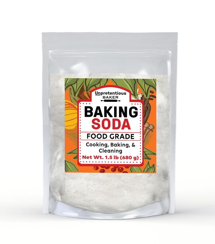 Unpretentious Baking Soda, 1.5 lb, Aluminum-Free, Non-GMO, Pure Sodium Bicarbonate