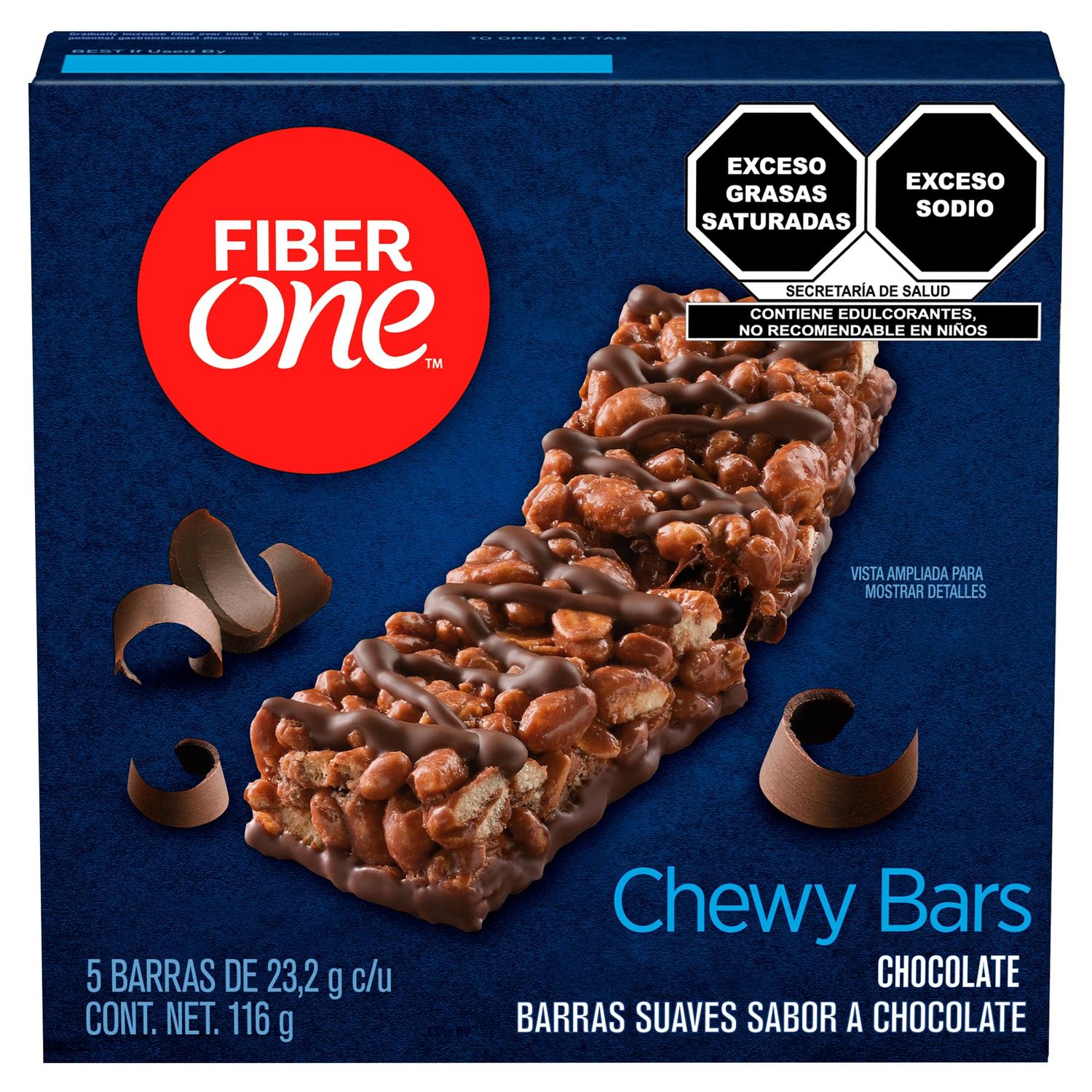 Fiber One 70 Calorie Chewy Bars, Chocolate, Snack Bars, 5 Ct, 4.1 oz
