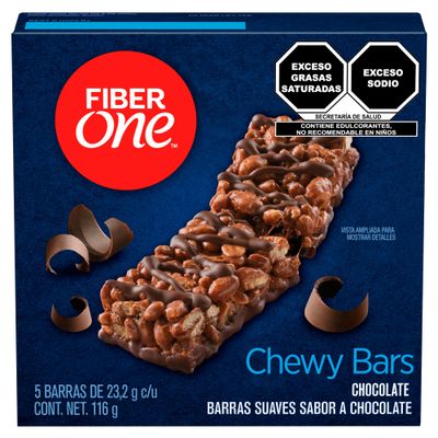 Fiber One 70 Calorie Chewy Bars, Chocolate, Snack Bars, 5 Ct, 4.1 oz