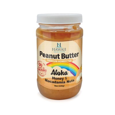 Hawaii Selection/Peanut Butter/Premium Home style/Honey &amp; Macadamia nut/ 8oz (225g)