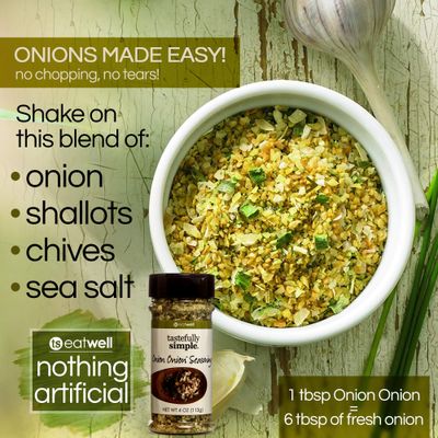 Tastefully Simple Onion Onion Seasoning, 4 Ounce