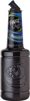 Finest Call Premium Huckleberry Syrup Drink Mix, 1 Liter Bottle (33.8 Fl Oz), Individually Boxed