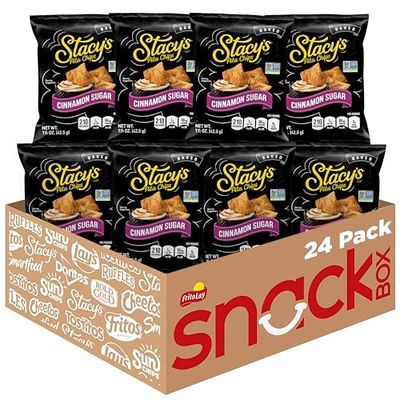 Stacy&#39;s Cinnamon Sugar Flavored Pita Chips, 1.5 Ounce (Pack of 24)