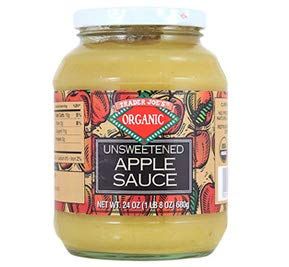 Trader Joe&#39;s Organic Unsweetened Applesauce 24 oz (Pack of 2)