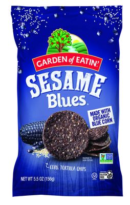 Garden of Eatin&#39; Tortilla Chips, Sesame Blues, 5.5 oz (Pack of 12)