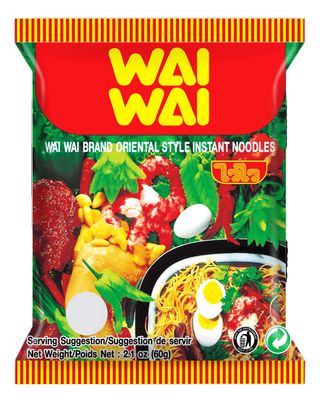 Wai Wai Instant Noodle (Oriental Style) 1.93 Oz Pack of 10