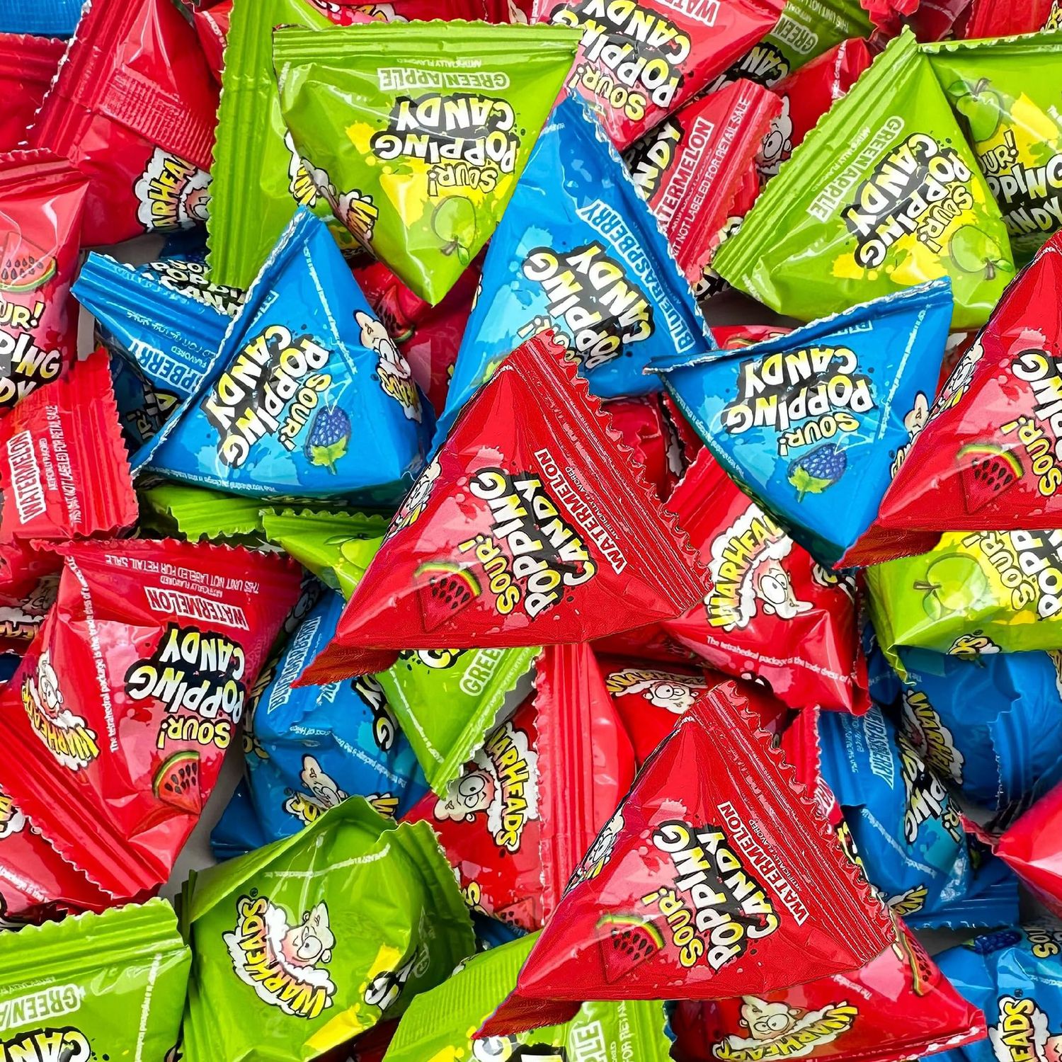 Warheads Sour Popping Candy | 24 Pieces Pack | Assorted Fruit Flavors