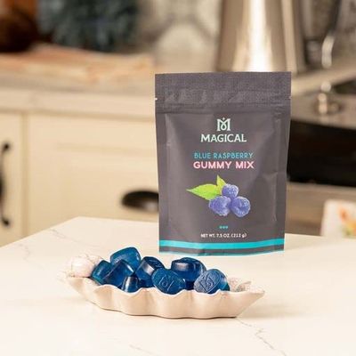 Magical Butter Machine Blue Raspberry Gummy Mix - Easy &amp; Mess-Free, 7.5 Ounce (1 Pack)