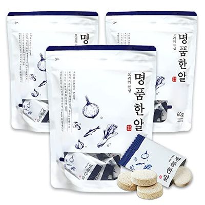 Jwellfood Completion of Cooking Masterpiece Anchovy Broth Stock 20 Tablets ( Pack of 3 )