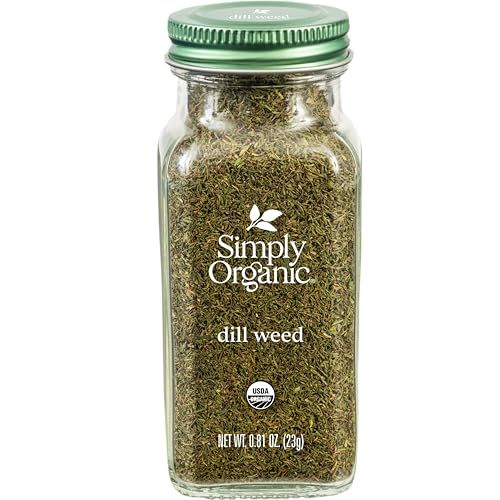 Simply Organic Dill Weed, Cut &amp; Sifted, Certified Organic | 0.81 oz | Anethum graveolens L.