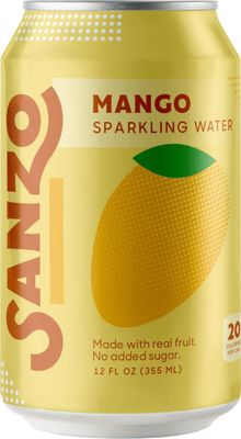 Sanzo Mango Sparkling Water, 12 FZ