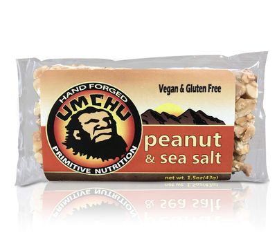Umchu Bar Peanut &amp; Sea Salt (Box of 12) Vegan-Gluten Free-3 Ingredients