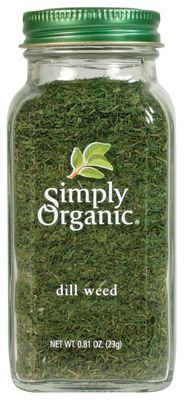 Simply Organic Dill Weed, Cut &amp; Sifted, Certified Organic | 0.81 oz | Anethum graveolens L.