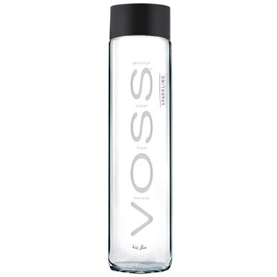 Voss Artesian Sparkling Water, Glass Bottle, 27.05 oz