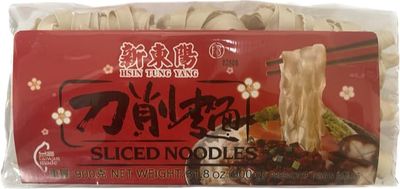 Apexy H.T.Y Sliced Noodle, Vegetarian Knife Cut Noodle, Flat Wide Noodle. Family Value Size 31.8oz (900g) (2)