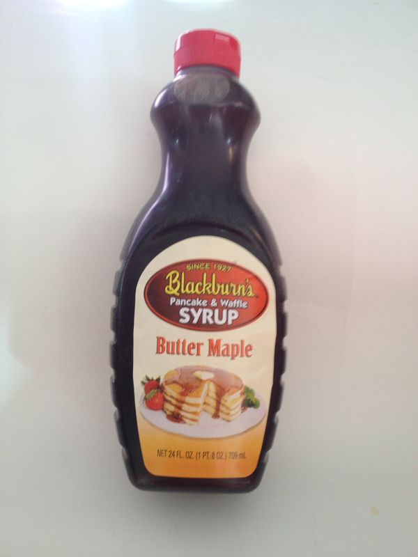Blackburn&#39;s Pancake &amp; Waffle Syrup, Butter Maple Flavor, 24 Oz. (Pack of 2)