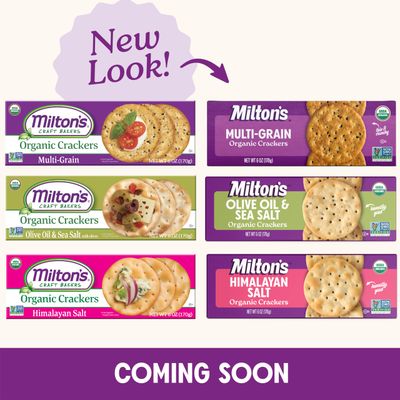 Milton's Craft Bakers Organic Crackers Variety Bundle (Multi-Grain, Olive Oil & Sea Salt, Himalayan Salt) - Certified Organic, Non-GMO Project Verified, Kosher, Healthy Crackers - 6 Oz Each, Pack of 3