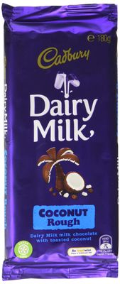 Cadbury Dairy Milk Coconut Rough Chocolate - Australian