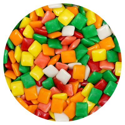 Chiclets Gum Original - 4 Pound Bag (Approx 1520) Gum Assorted Flavors - Bubble Gum Machine Refill - Bulk Candy - Chewing Gum Bulk