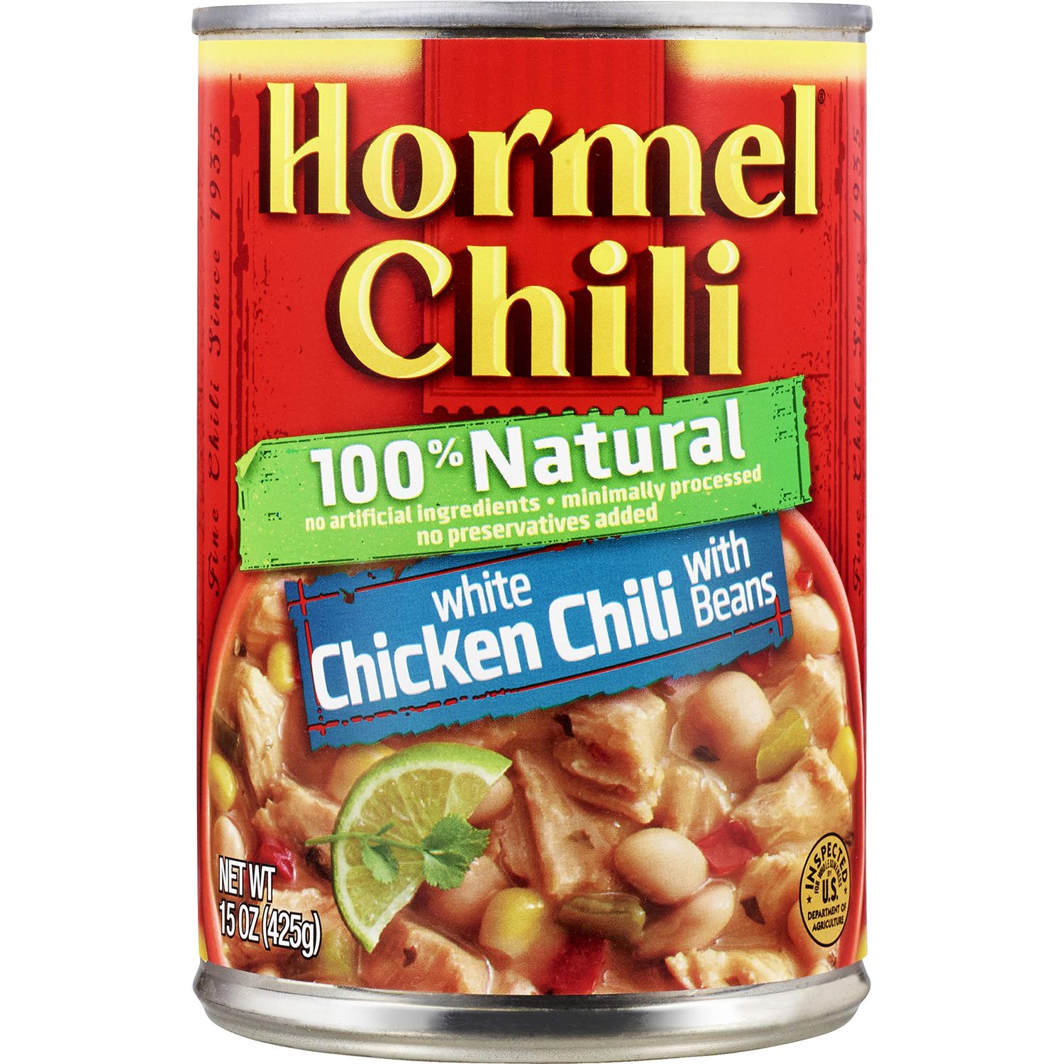 Hormel Chili Hormel Natural White Chicken Chili with Beans, 15 Ounce (Pack of 8)