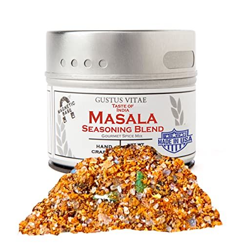 Taste of India: Masala Seasoning Blend - Gourmet Spice - All Natural Mix - Non GMO - Handcrafted - Small Batch - Artisanal Seasoning - Gustus Vitae - #079