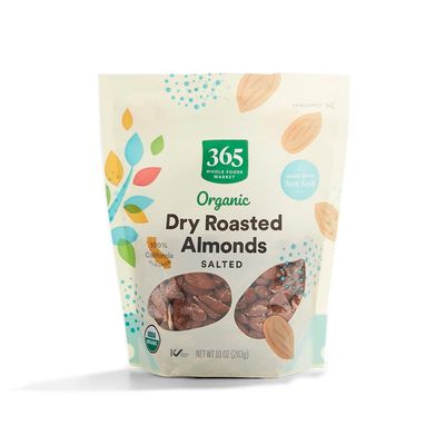 365 by Whole Foods Market, Organic Dry Roasted &amp; Salted Almonds, 10 Ounce