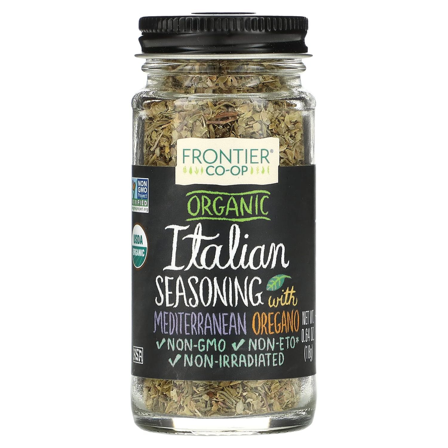 Frontier Italian Seasoning Certified Organic, 0.64-Ounce Bottle