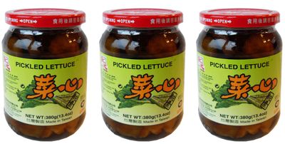 Master Pickled Lettuce 13.4 oz (3 Bottles)