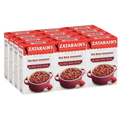 Zatarain&#39;s Red Bean Seasoning, 2.4 oz (Pack of 12)