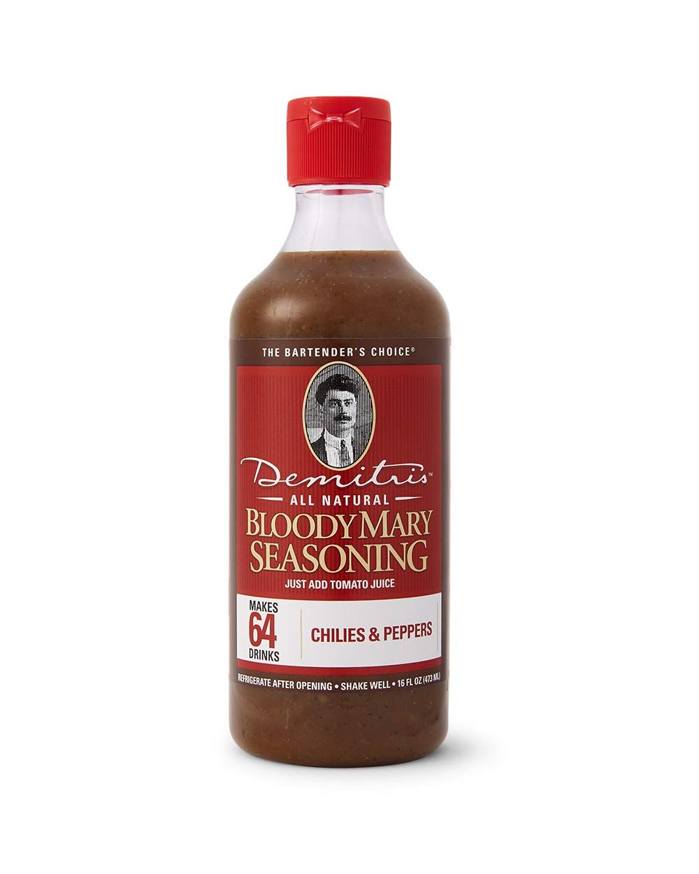 Demitri&#39;s Chilies &amp; Peppers Bloody Mary Seasoning Mix - 16 oz