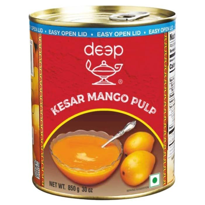 DEEP KESAR MANGO PULP (6 CANS)