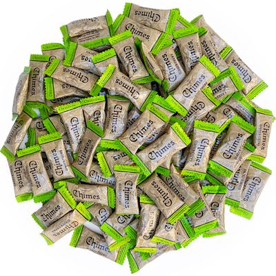 CHIMES ORIGINAL Ginger Chews (1-Pound 1 LB BAG) Premium Natural Chewy Ginger Candy - 16 OZ Individually Wrapped Ginger Chew Candy