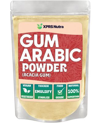 XPRS Nutra Gum Arabic Powder - Premium Acacia Gum Powder 8 Ounce - Food Grade Powdered Gum Powder Arabic Gum Arabic for Watercolor Paint - Arabic Gum Powder for Baking and More