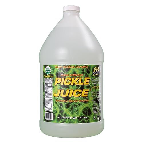 Pickle Juice Sports Drink 1 Gallon, Extra Strength - Relieves Cramps Immediately - Electrolyte Pickle Juice for Day &amp; Night Time Cramp Relief - Bulk Pickle Juice for Leg Cramps - 1 Gallon