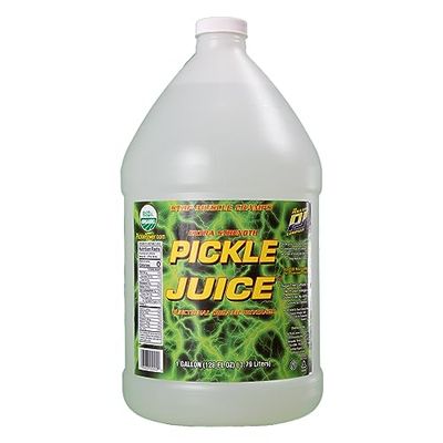 Pickle Juice Sports Drink 1 Gallon, Extra Strength - Relieves Cramps Immediately - Electrolyte Pickle Juice for Day &amp; Night Time Cramp Relief - Bulk Pickle Juice for Leg Cramps - 1 Gallon