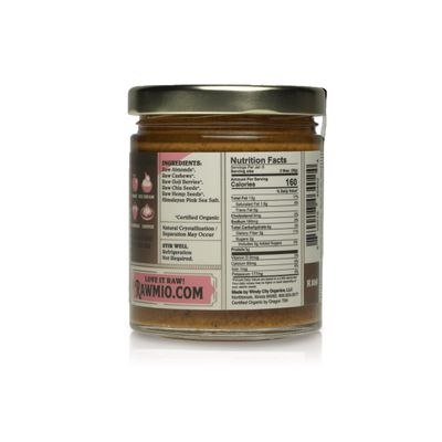 Rawmio Superfood Spread, 6 oz. Jar, 6 Serving per Jar - Raw, Organic, Vegan, Gluten-Free