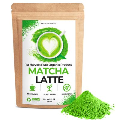 Organic Matcha Latte Grade First Harvest Green Tea Powder Antioxidant Authentic Japanese Origin Powerful Antioxidant Energy and Healthy Metabolism Perfect for Smoothies 2.12 oz